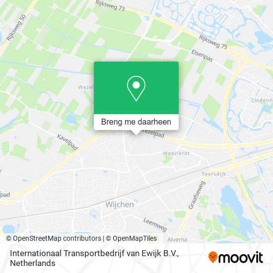 Internationaal Transportbedrijf van Ewijk B.V. kaart