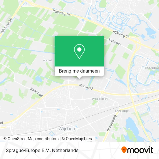 Sprague-Europe B.V. kaart