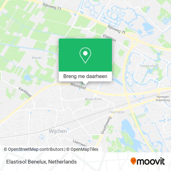 Elastisol Benelux kaart