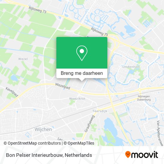 Bon Pelser Interieurbouw kaart