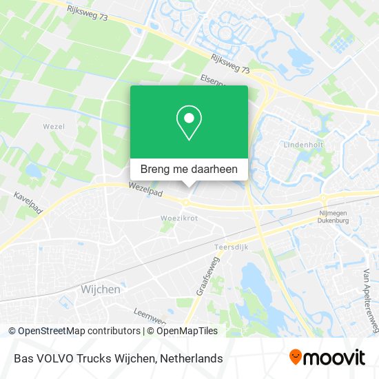 Bas VOLVO Trucks Wijchen kaart