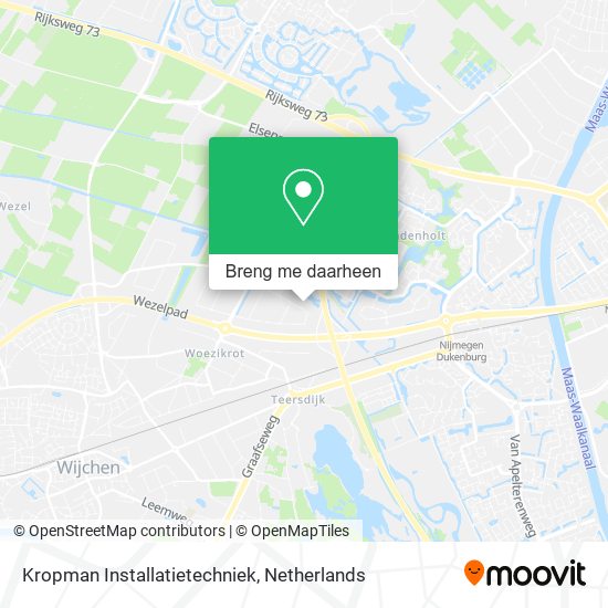 Kropman Installatietechniek kaart