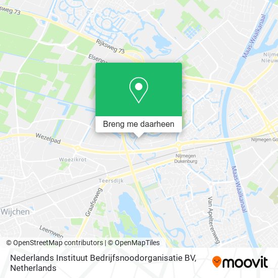 Nederlands Instituut Bedrijfsnoodorganisatie BV kaart