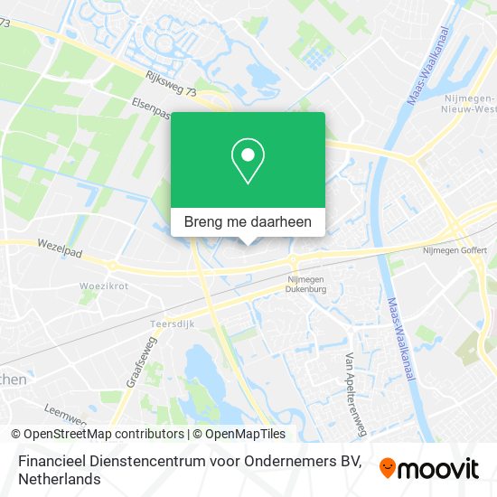 Financieel Dienstencentrum voor Ondernemers BV kaart