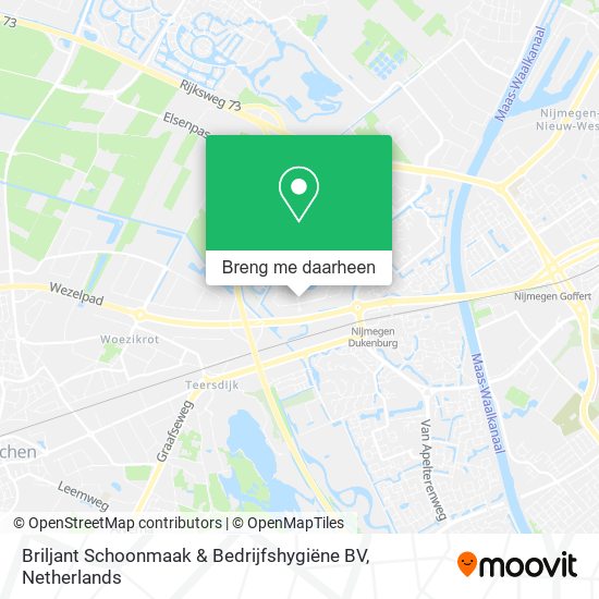 Briljant Schoonmaak & Bedrijfshygiëne BV kaart