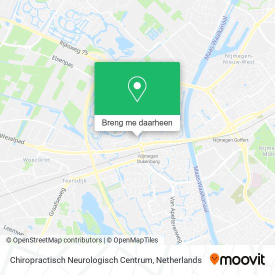 Chiropractisch Neurologisch Centrum kaart