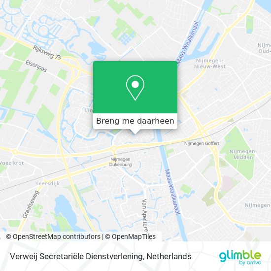 Verweij Secretariële Dienstverlening kaart