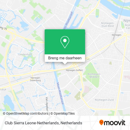 Club Sierra Leone-Netherlands kaart