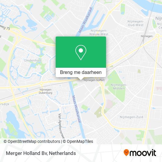 Merger Holland Bv kaart