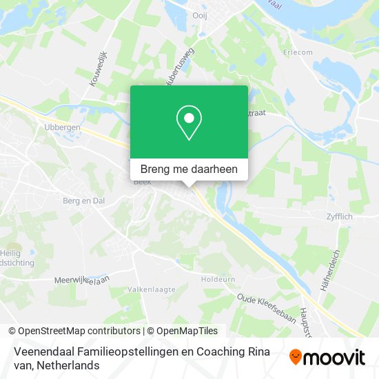 Veenendaal Familieopstellingen en Coaching Rina van kaart