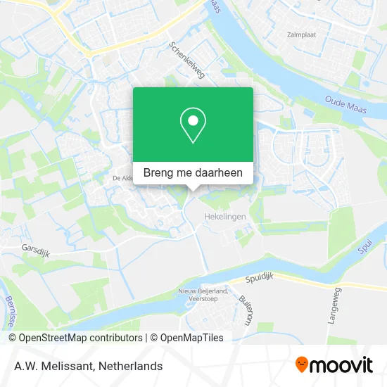 A.W. Melissant kaart