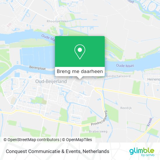 Conquest Communicatie & Events kaart