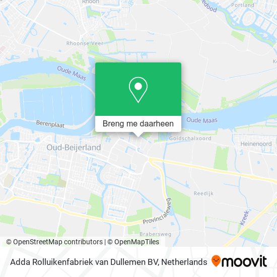 Adda Rolluikenfabriek van Dullemen BV kaart