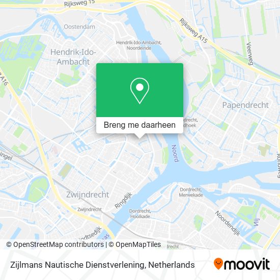Zijlmans Nautische Dienstverlening kaart