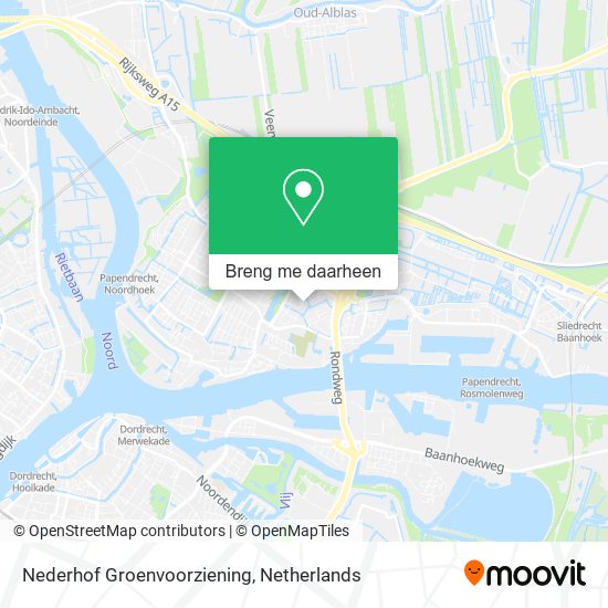 Nederhof Groenvoorziening kaart