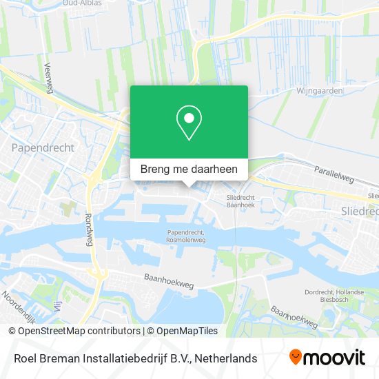 Roel Breman Installatiebedrijf B.V. kaart