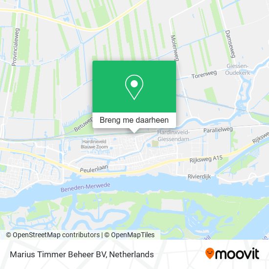 Marius Timmer Beheer BV kaart