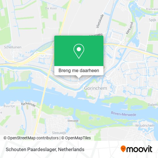 Schouten Paardeslager kaart