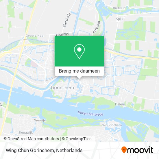 Wing Chun Gorinchem kaart