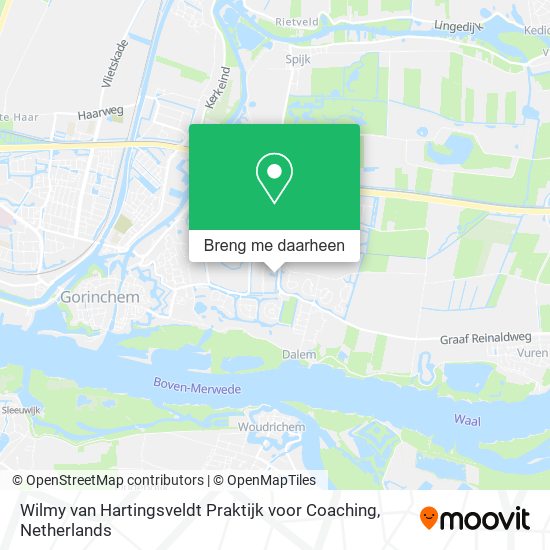 Wilmy van Hartingsveldt Praktijk voor Coaching kaart