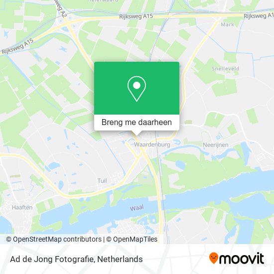 Ad de Jong Fotografie kaart