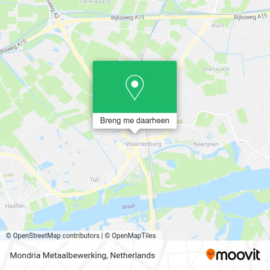 Mondria Metaalbewerking kaart