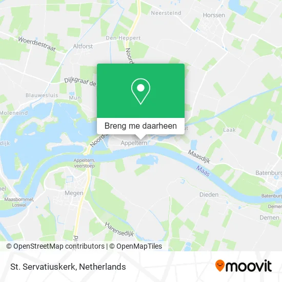 St. Servatiuskerk kaart