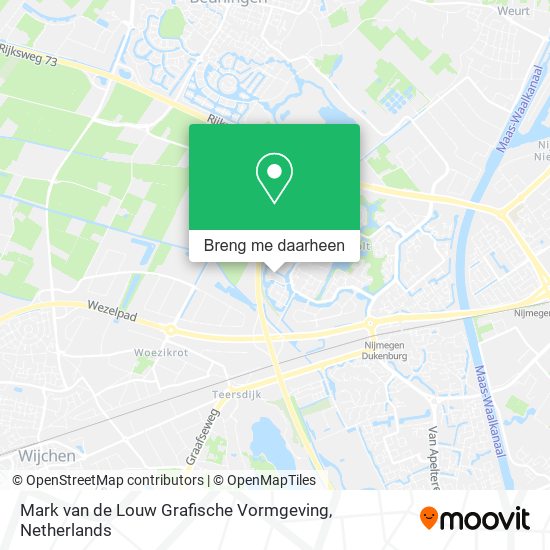 Mark van de Louw Grafische Vormgeving kaart