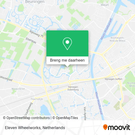 Eleven Wheelworks kaart