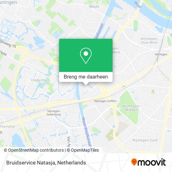 Bruidservice Natasja kaart