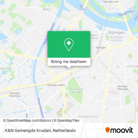 K&N Gemengde Kruiden kaart