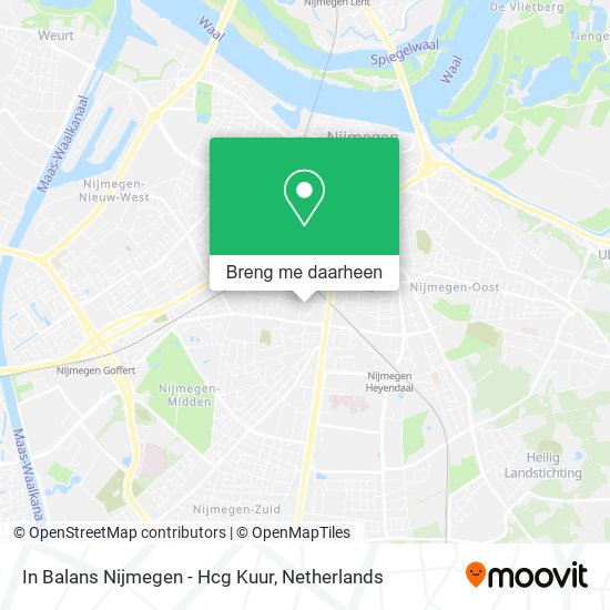 In Balans Nijmegen - Hcg Kuur kaart