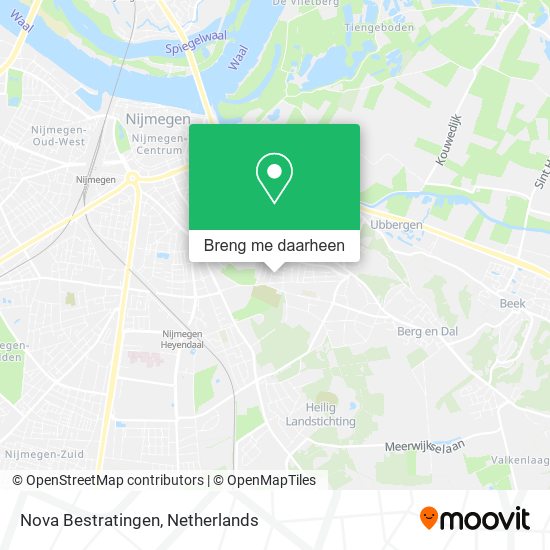 Nova Bestratingen kaart