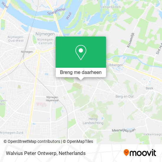 Walvius Peter Ontwerp kaart