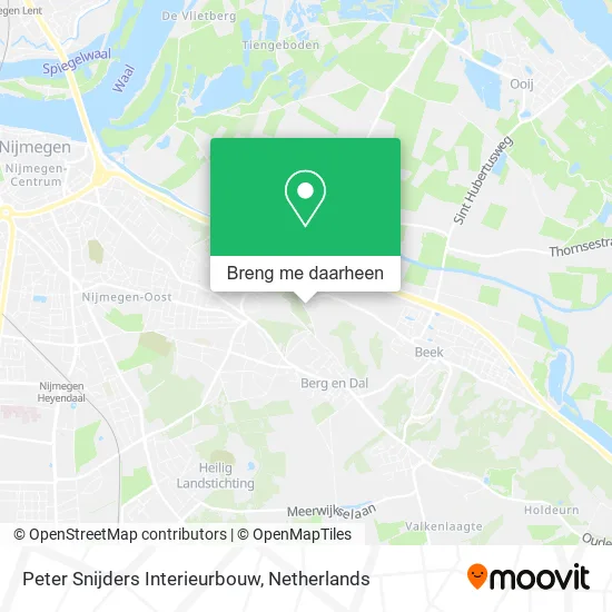 Peter Snijders Interieurbouw kaart