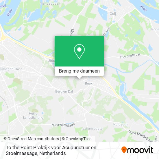 To the Point Praktijk voor Acupunctuur en Stoelmassage kaart