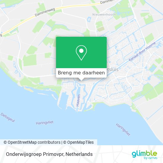 Onderwijsgroep Primovpr kaart