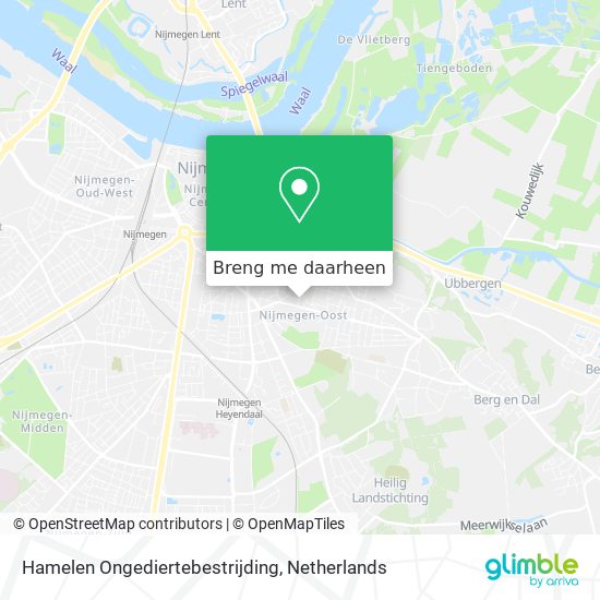 Hamelen Ongediertebestrijding kaart