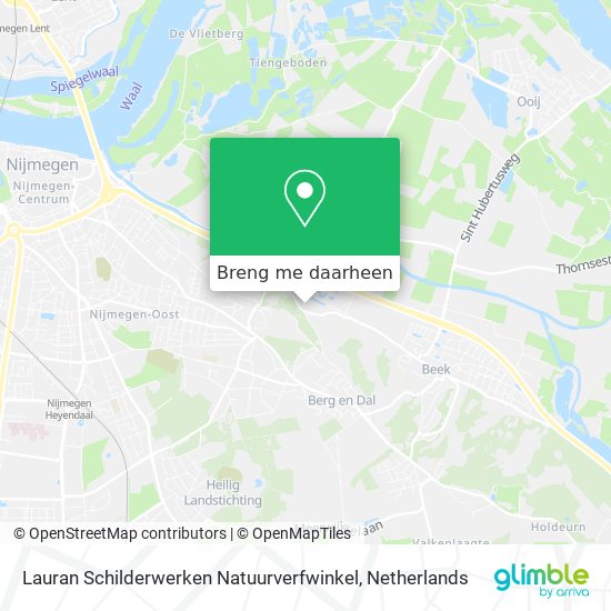 Lauran Schilderwerken Natuurverfwinkel kaart