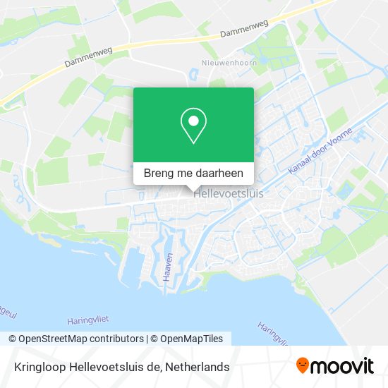 Kringloop Hellevoetsluis de kaart