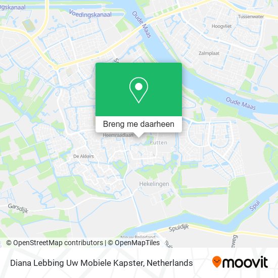 Diana Lebbing Uw Mobiele Kapster kaart