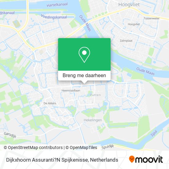 Dijkxhoorn Assuranti?N Spijkenisse kaart