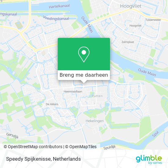 Speedy Spijkenisse kaart