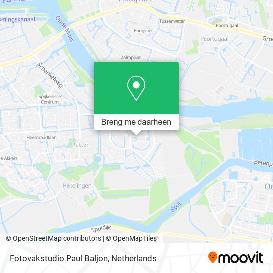 Fotovakstudio Paul Baljon kaart