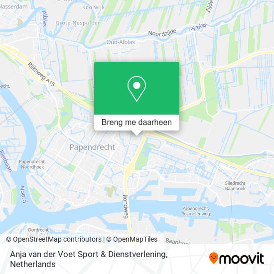 Anja van der Voet Sport & Dienstverlening kaart