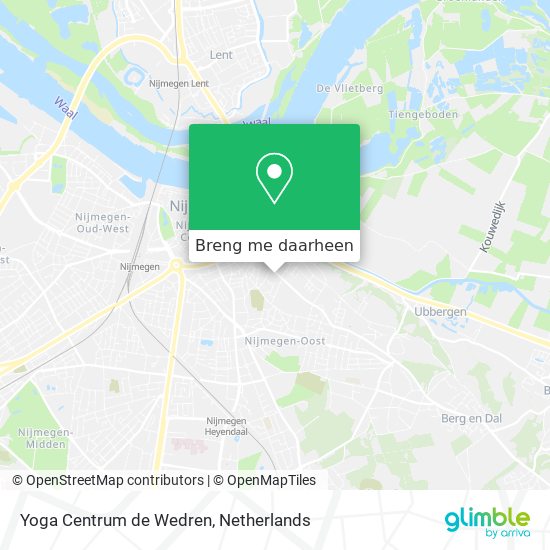 Yoga Centrum de Wedren kaart