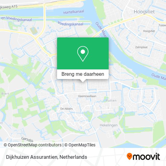 Dijkhuizen Assurantien kaart