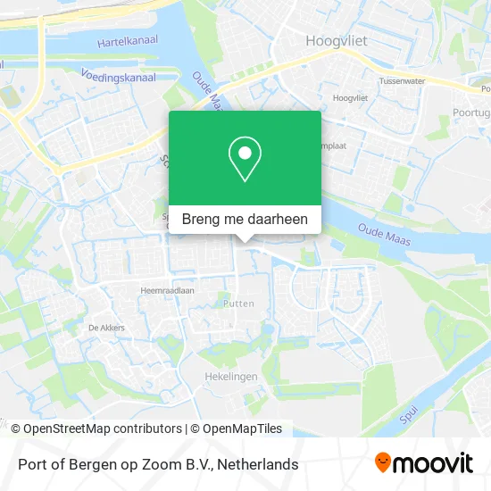 Port of Bergen op Zoom B.V. kaart