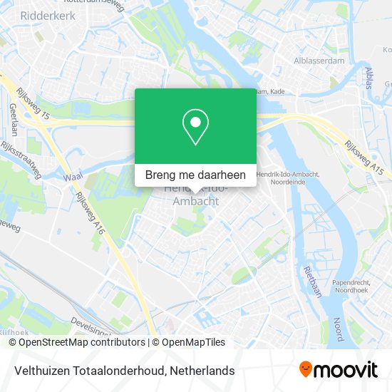 Velthuizen Totaalonderhoud kaart