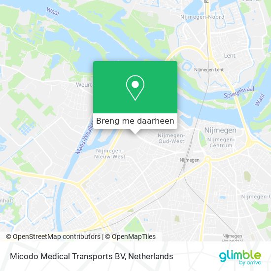 Micodo Medical Transports BV kaart